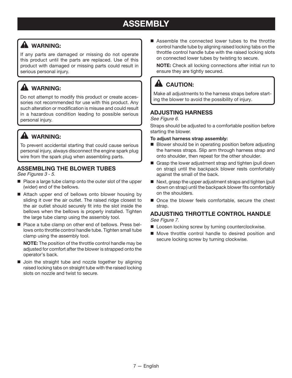 Assembly | Ryobi RY08420А User Manual | Page 9 / 38