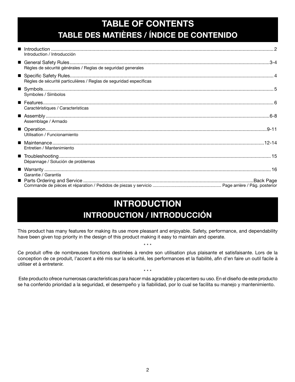 Ryobi RY28161 User Manual | Page 6 / 52