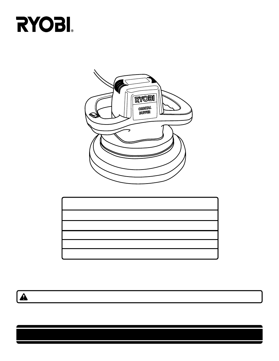 Ryobi RB100 User Manual | 12 pages