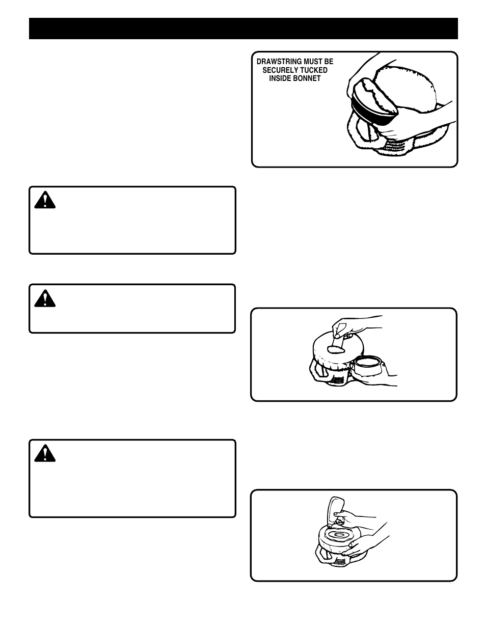 Operation, Warning | Ryobi RB100 User Manual | Page 8 / 12