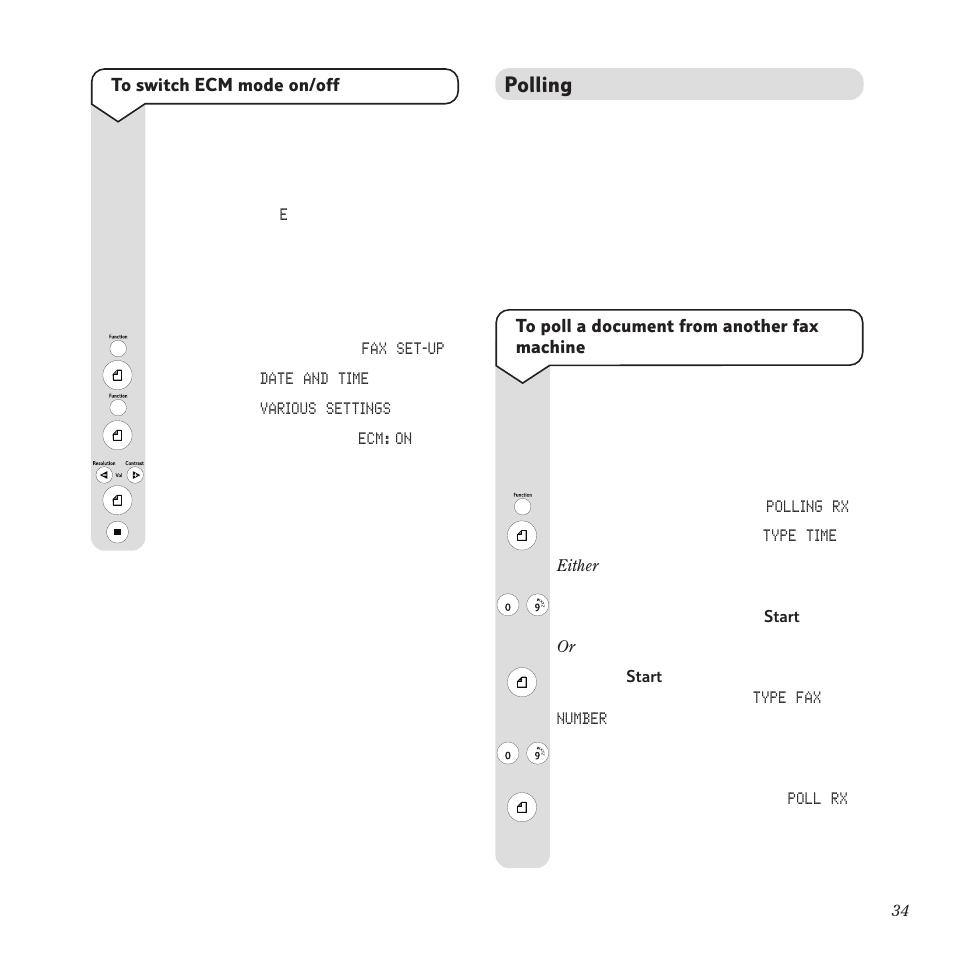 Polling | BT PaperJet 55E User Manual | Page 34 / 54