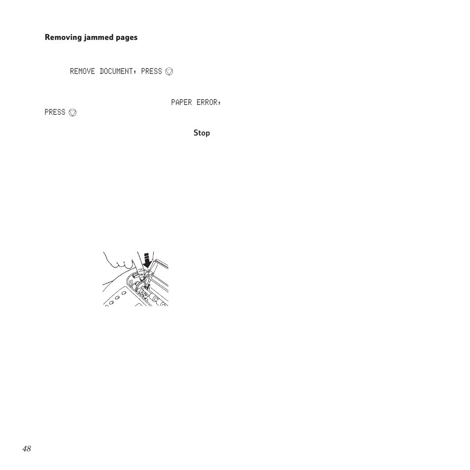 BT PaperJet 55E User Manual | Page 48 / 54
