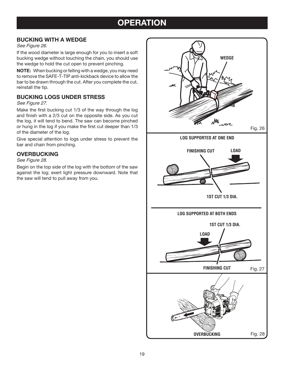 Operation | Ryobi RY10532 User Manual | Page 19 / 38