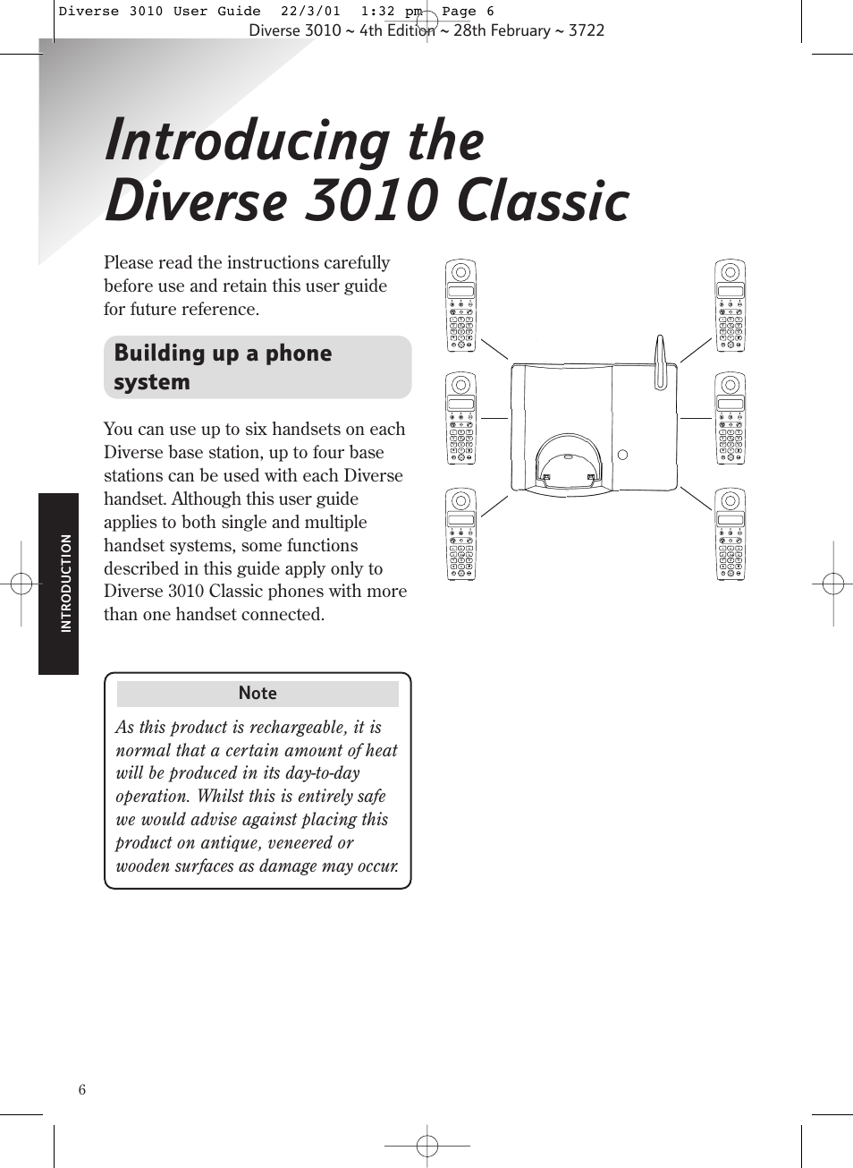 Introducing the diverse 3010 classic, Building up a phone system, Pqrs | Wxyz, Intr oduction | BT 3010 Classic User Manual | Page 10 / 59