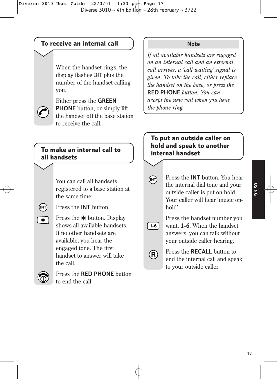BT 3010 Classic User Manual | Page 21 / 59