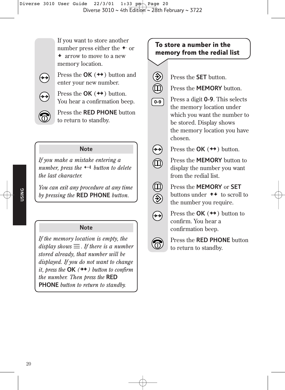 BT 3010 Classic User Manual | Page 24 / 59