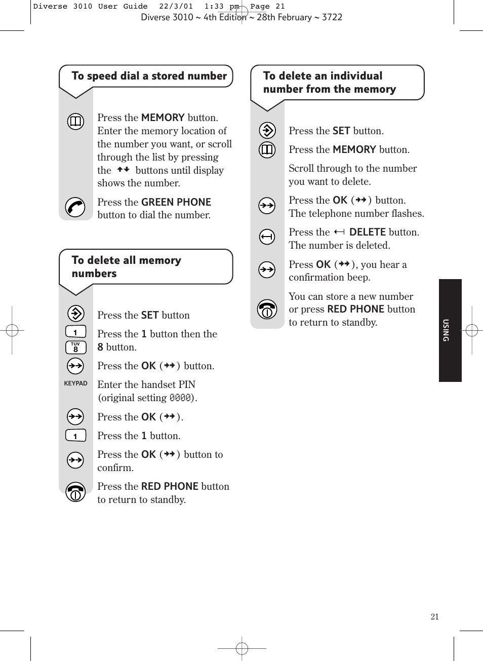 BT 3010 Classic User Manual | Page 25 / 59
