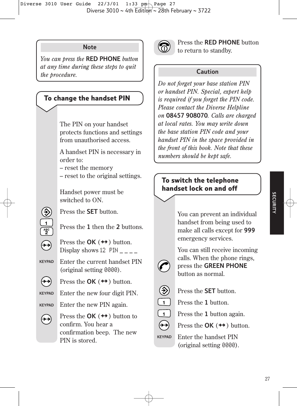BT 3010 Classic User Manual | Page 31 / 59