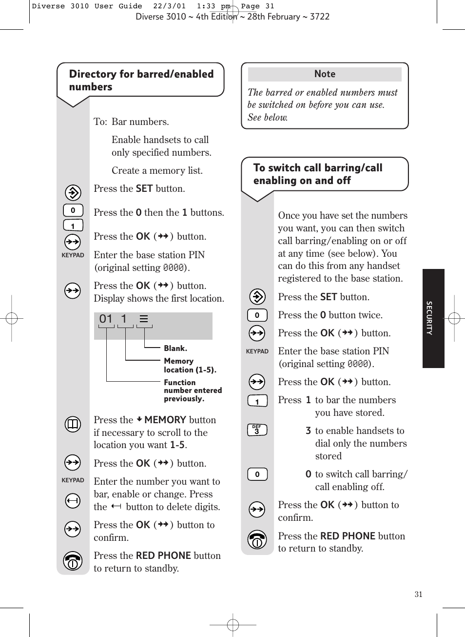 BT 3010 Classic User Manual | Page 35 / 59
