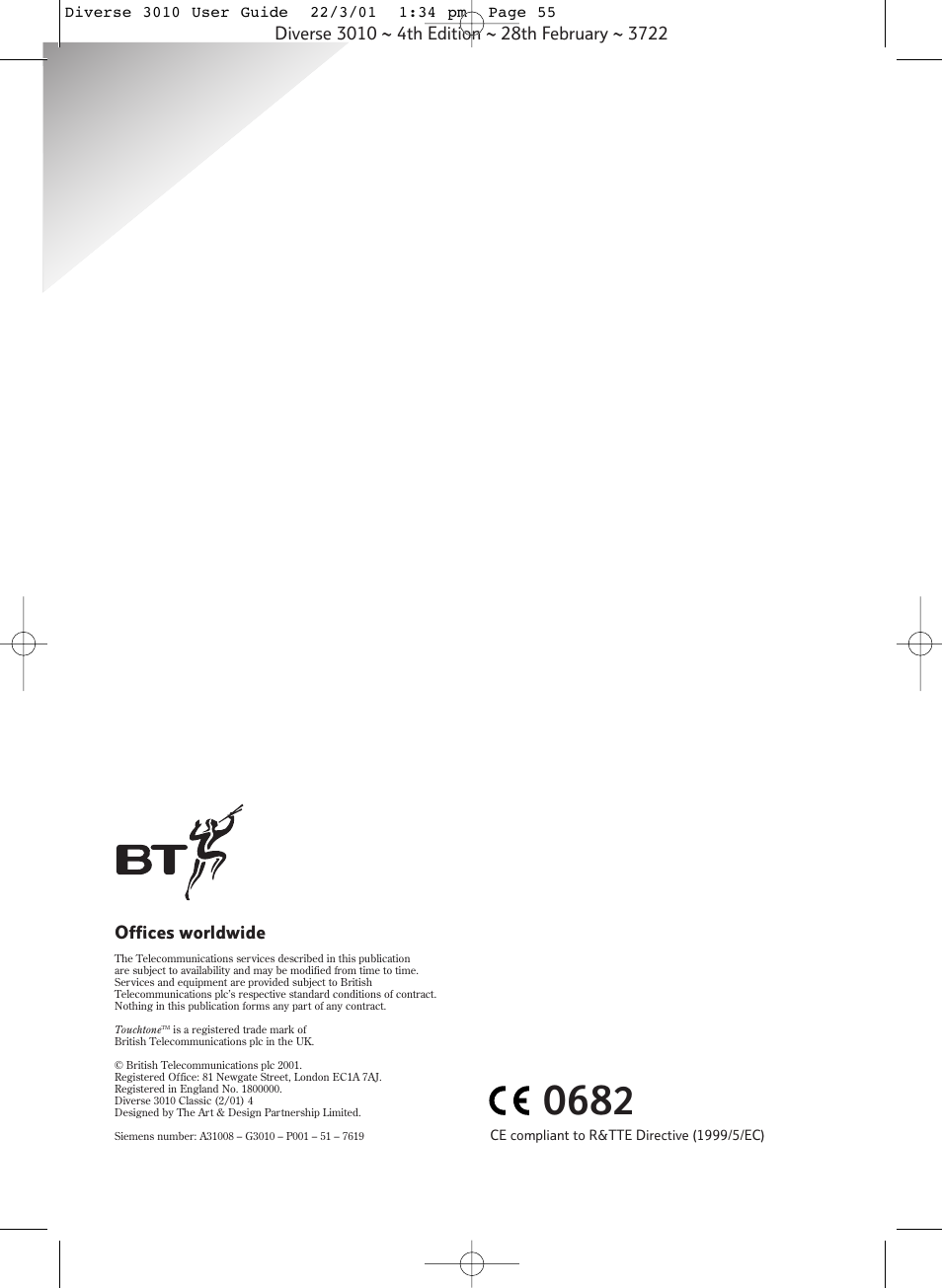 BT 3010 Classic User Manual | Page 59 / 59