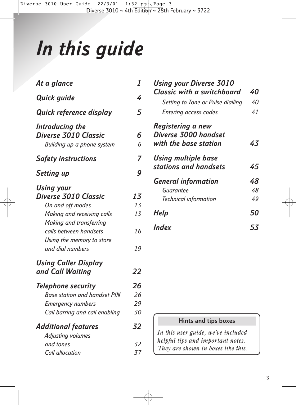 BT 3010 Classic User Manual | Page 7 / 59