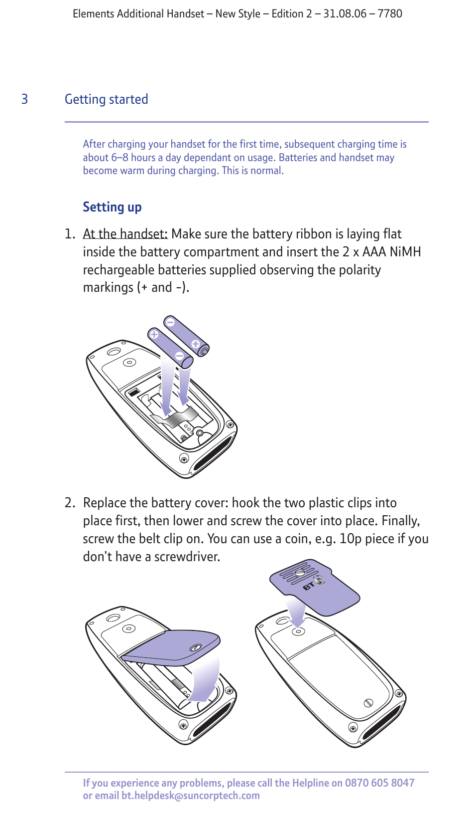 BT 7780 User Manual | Page 3 / 14