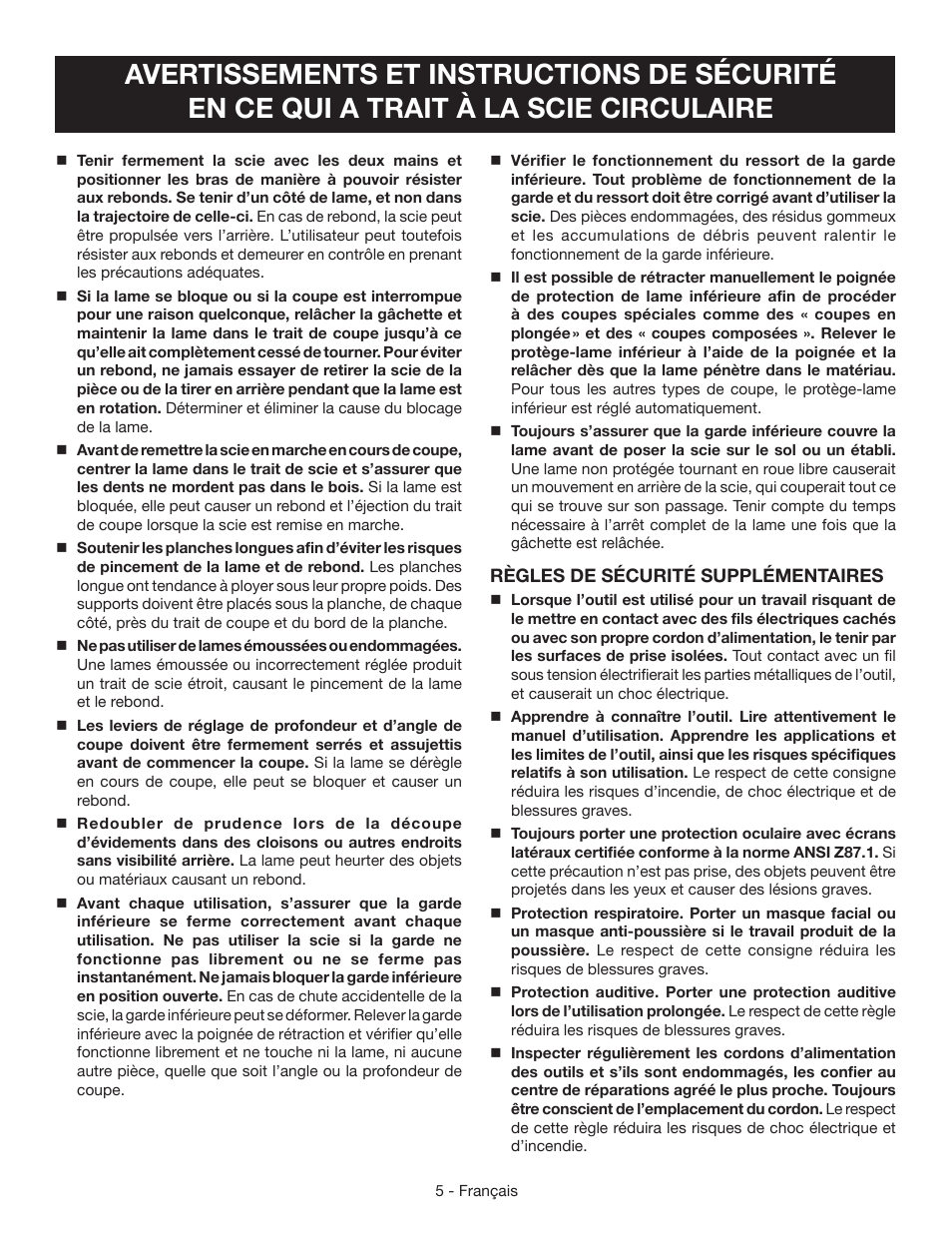Ryobi CSB133L User Manual | Page 20 / 52