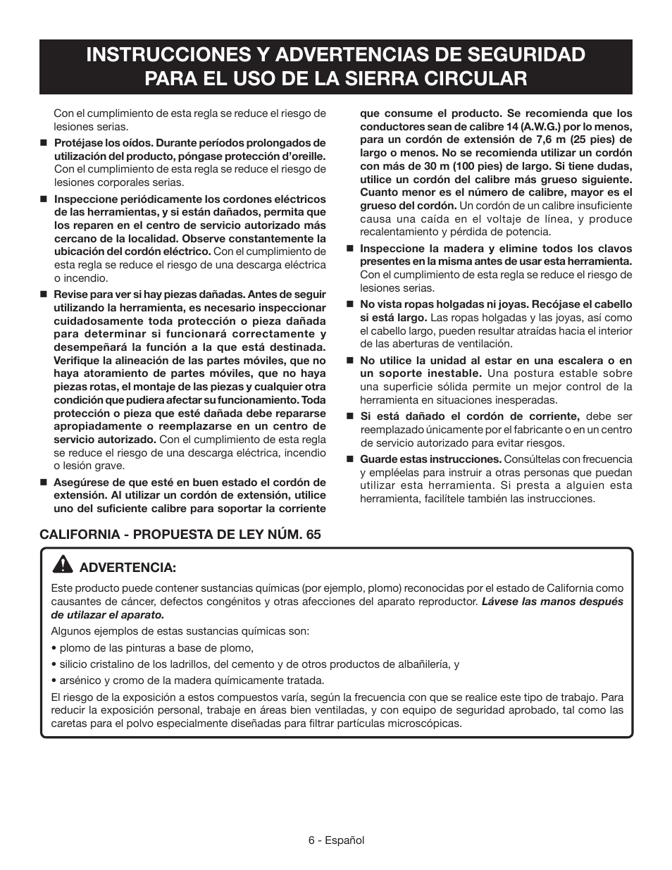 Ryobi CSB133L User Manual | Page 36 / 52