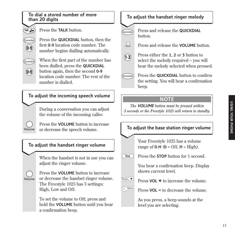 BT Freestyle 1025 User Manual | Page 15 / 47