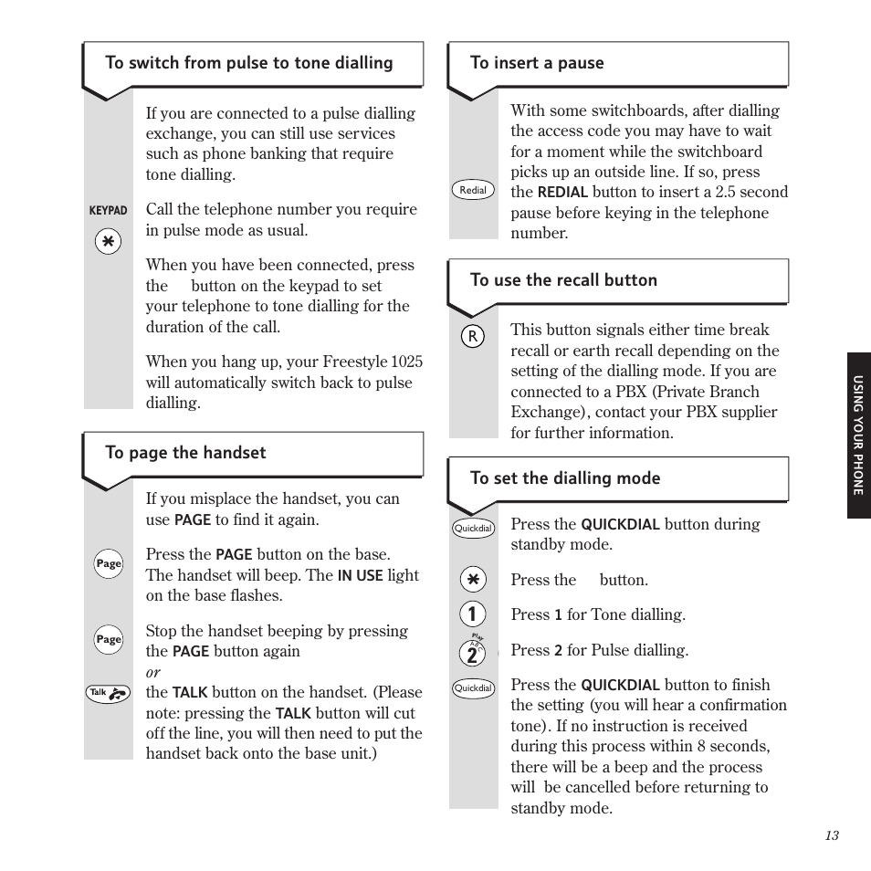 BT Freestyle 1025 User Manual | Page 17 / 47