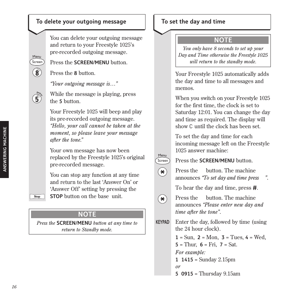 BT Freestyle 1025 User Manual | Page 20 / 47