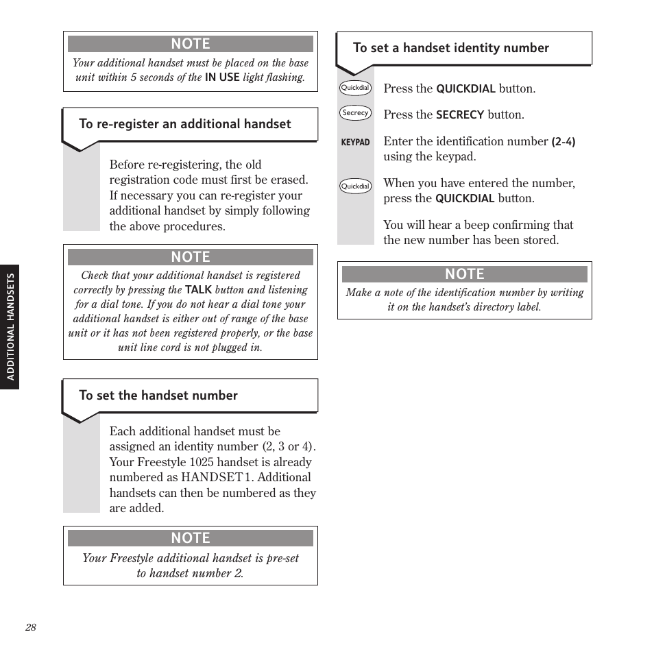 BT Freestyle 1025 User Manual | Page 32 / 47