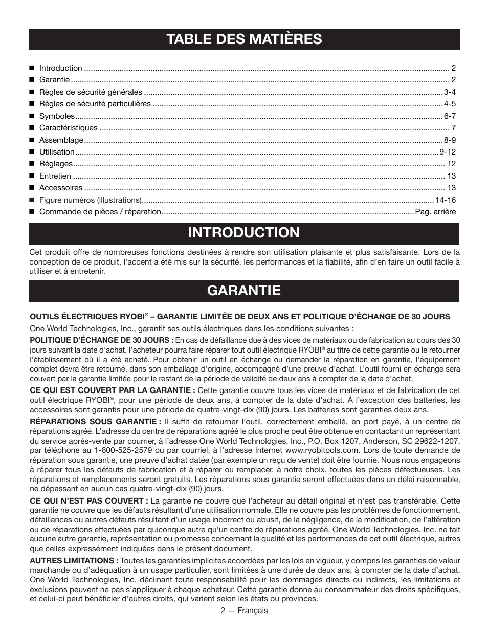 Ryobi CS120L User Manual | Page 14 / 42