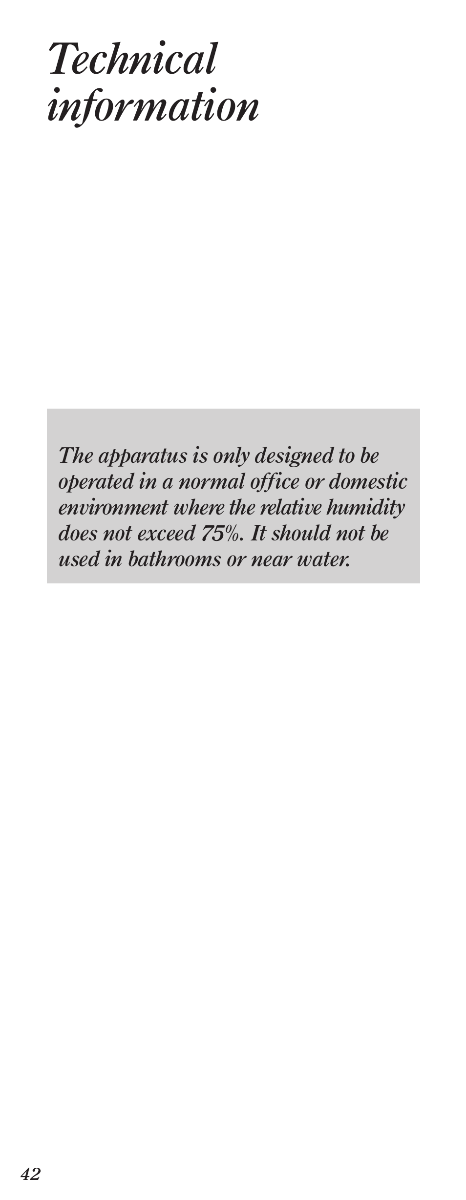 Technical information | BT Diverse 2000 User Manual | Page 44 / 47