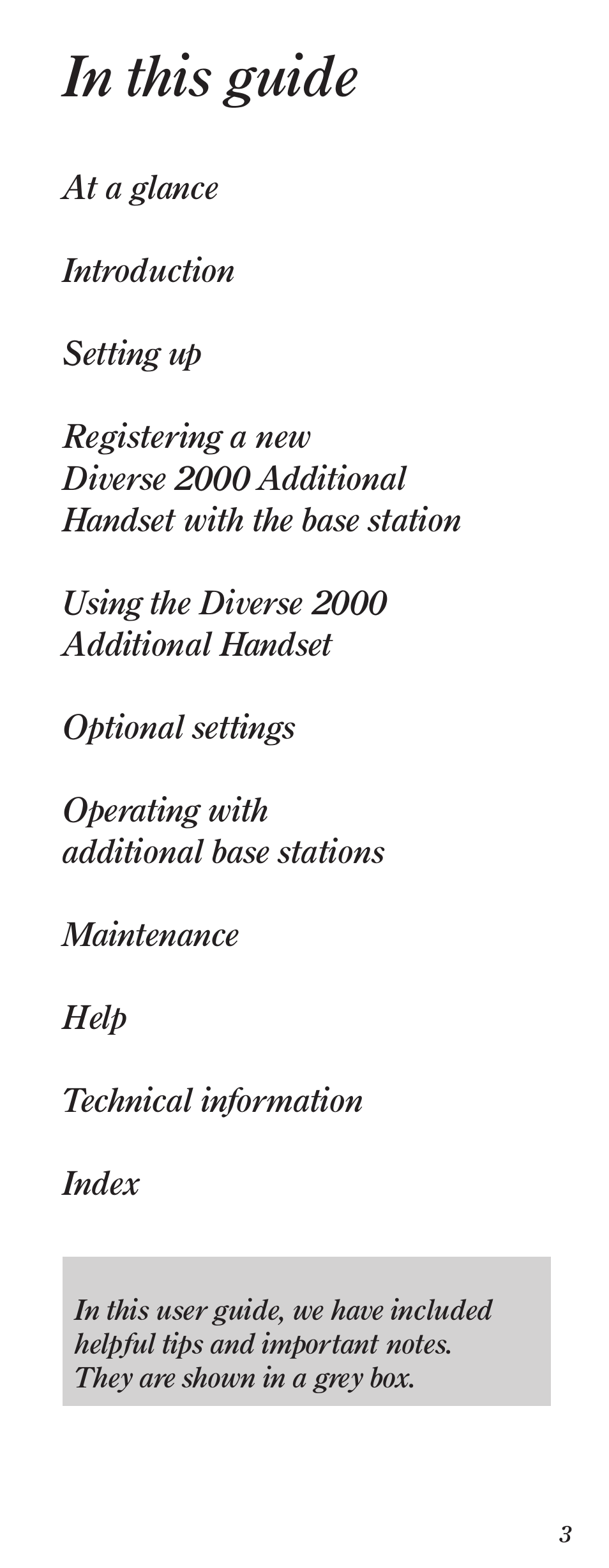 BT Diverse 2000 User Manual | Page 5 / 47