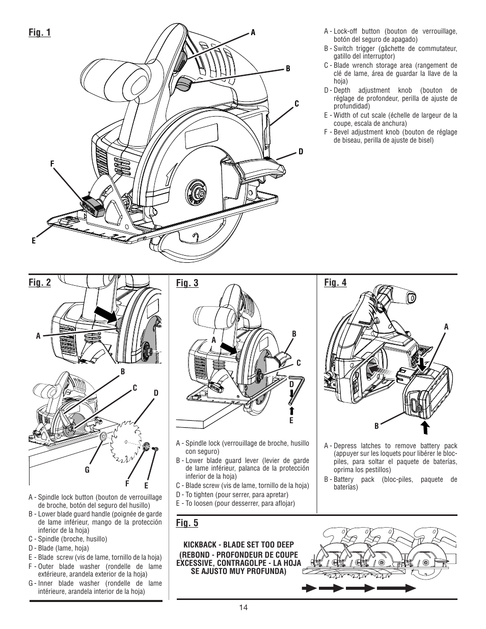 Ryobi P504 User Manual | Page 41 / 44