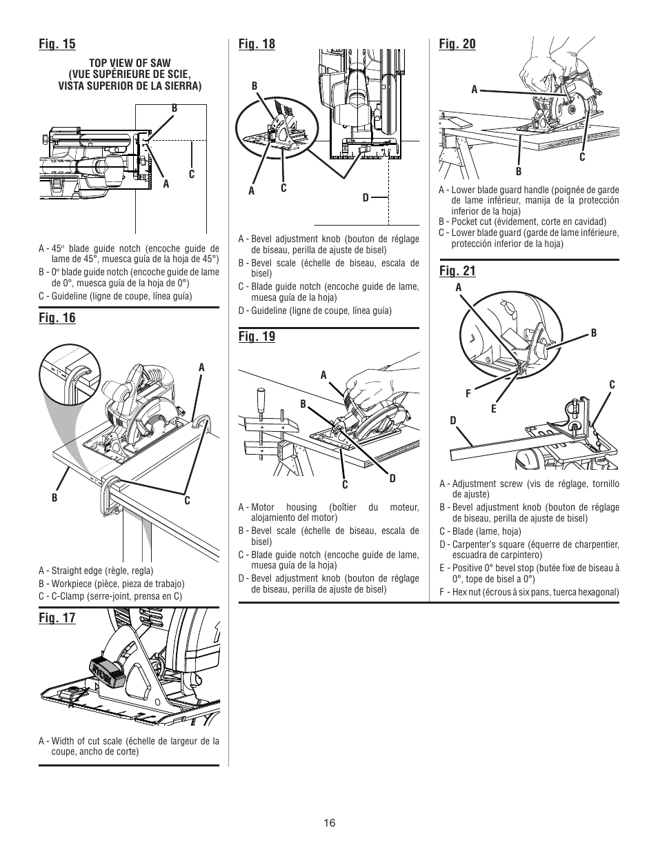 Ryobi P504 User Manual | Page 43 / 44
