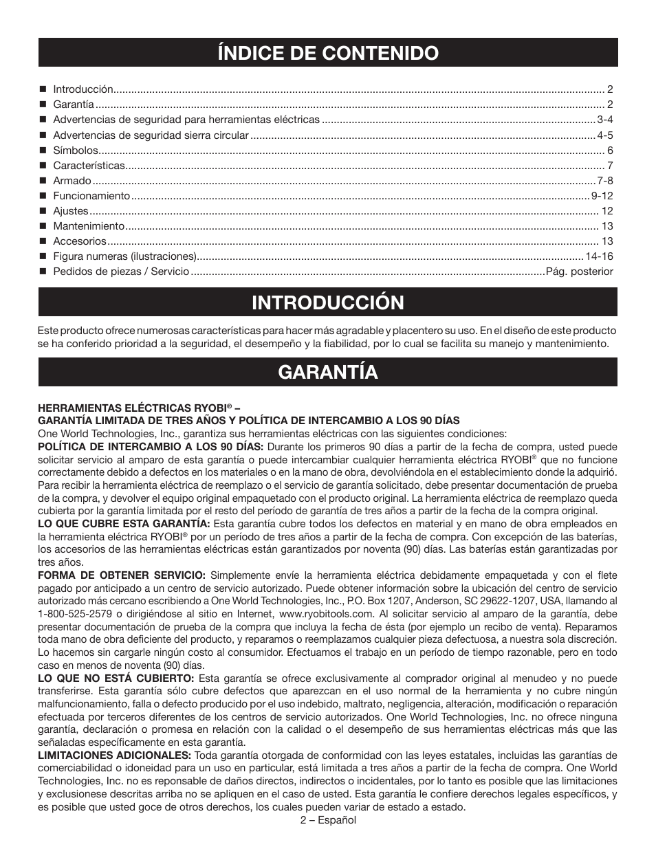 Ryobi P504G User Manual | Page 28 / 44