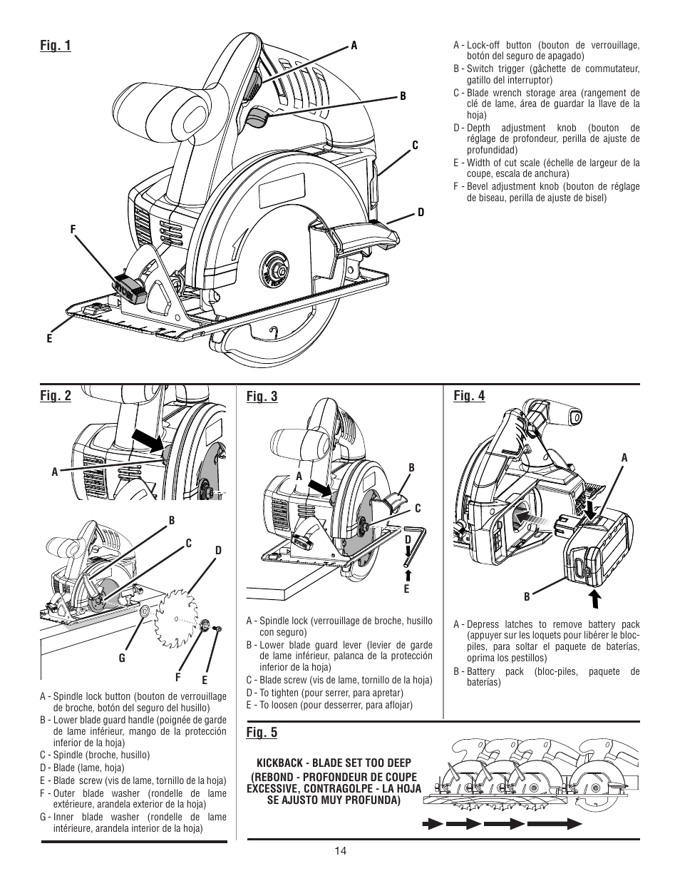 Ryobi P504G User Manual | Page 41 / 44