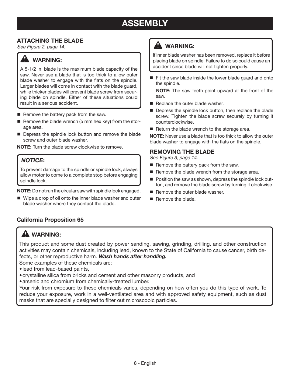 Assembly | Ryobi P504G User Manual | Page 8 / 44