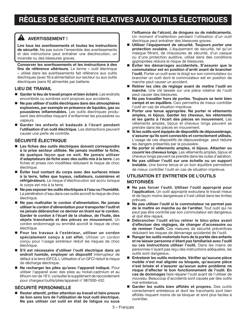 Ryobi P506 User Manual | Page 16 / 44