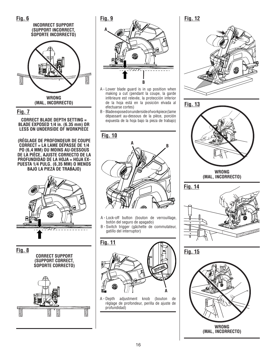 Ryobi P506 User Manual | Page 42 / 44