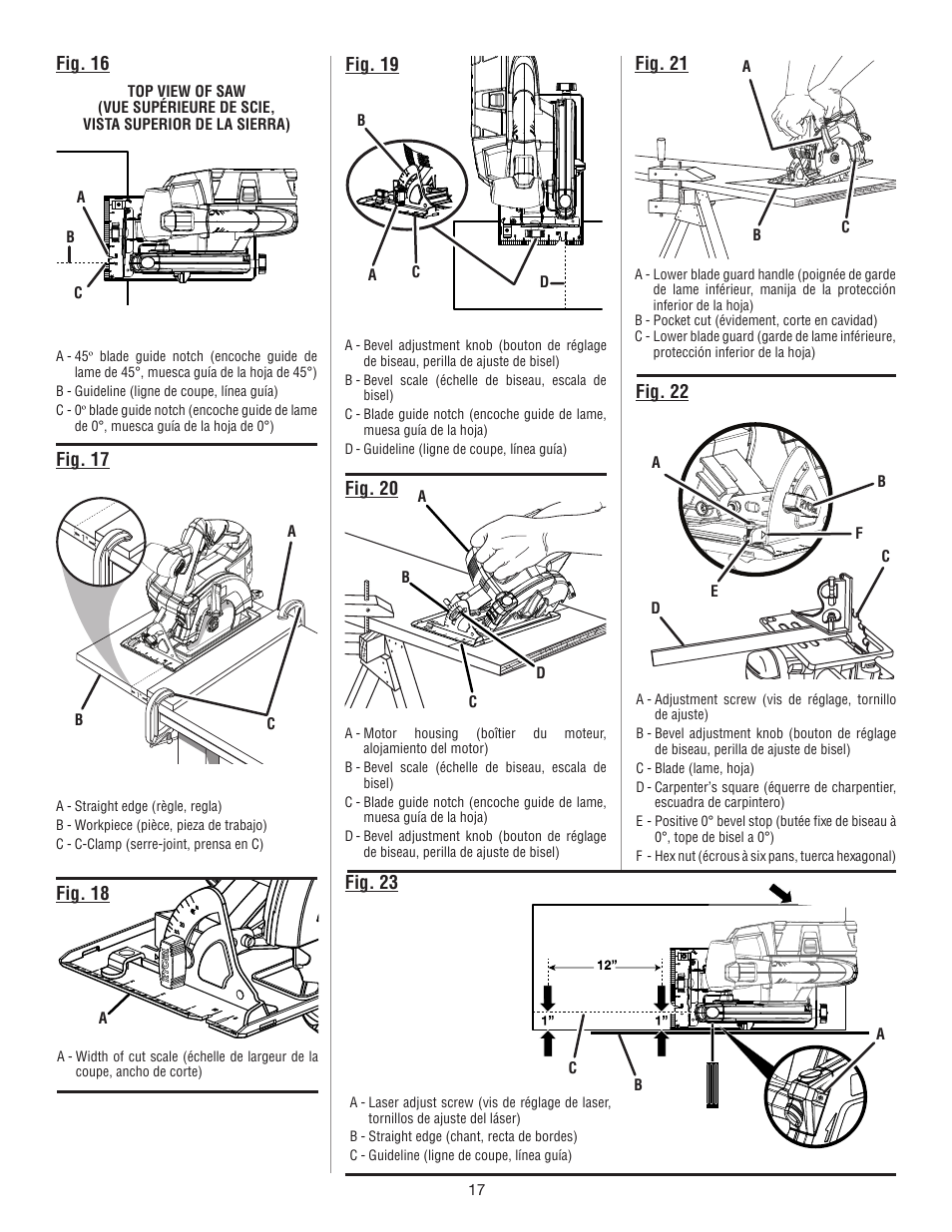 Ryobi P506 User Manual | Page 43 / 44