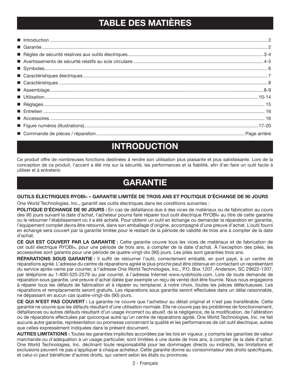 Ryobi CSB134 User Manual | Page 17 / 52