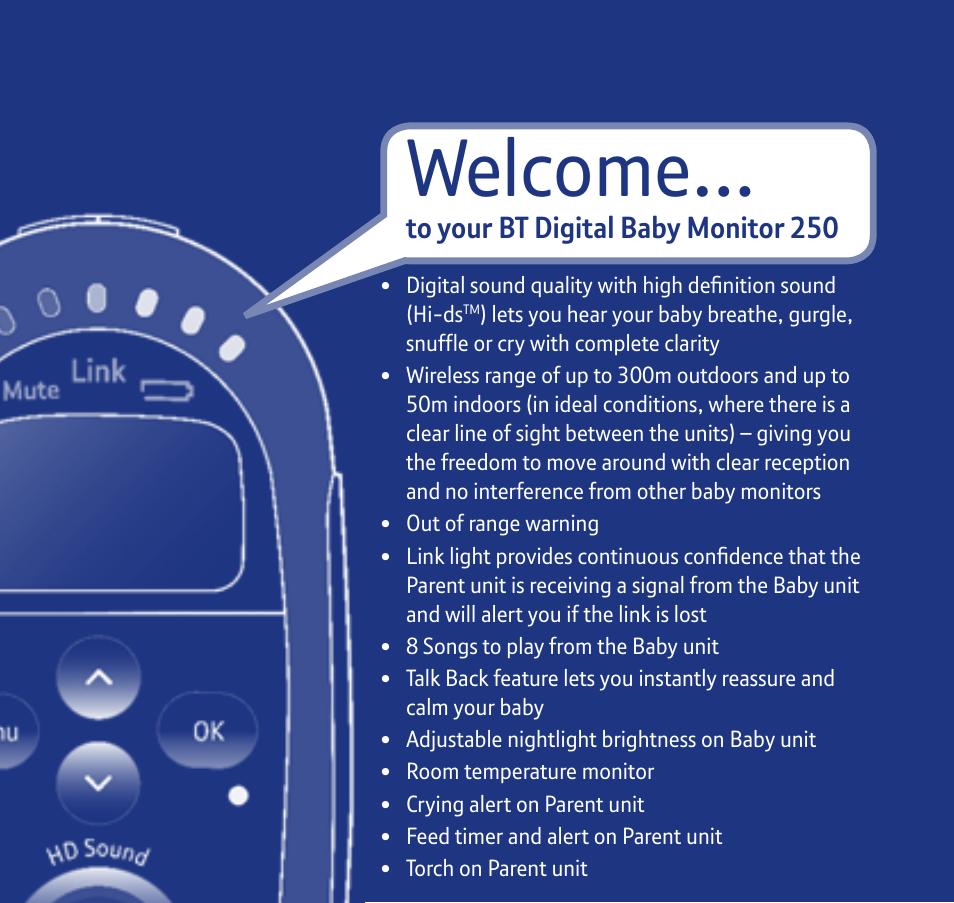 Welcome | BT 250 User Manual | Page 2 / 41