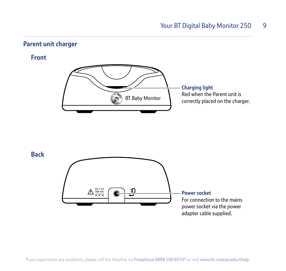 BT 250 User Manual | Page 9 / 41