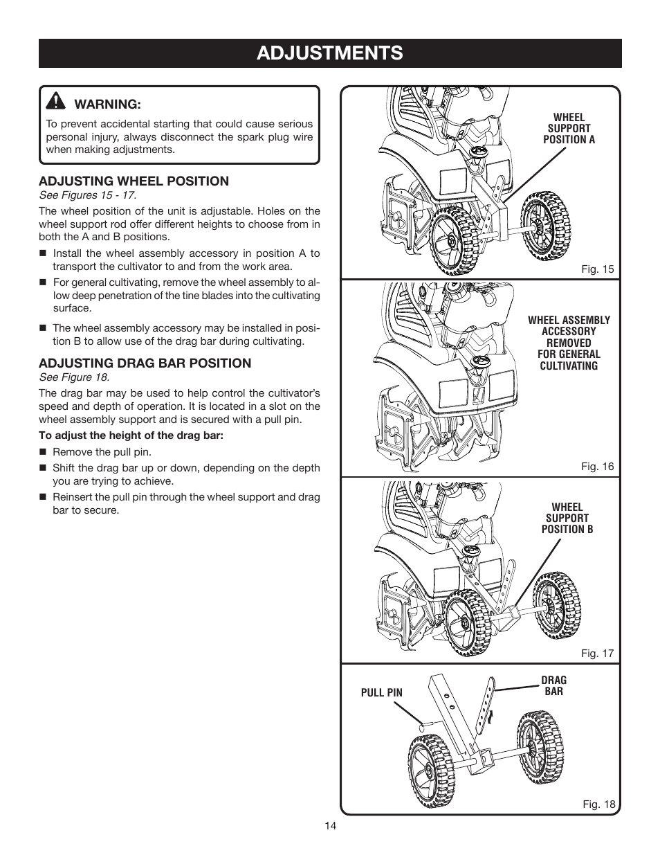 Adjustments | Ryobi RY60520 User Manual | Page 14 / 22