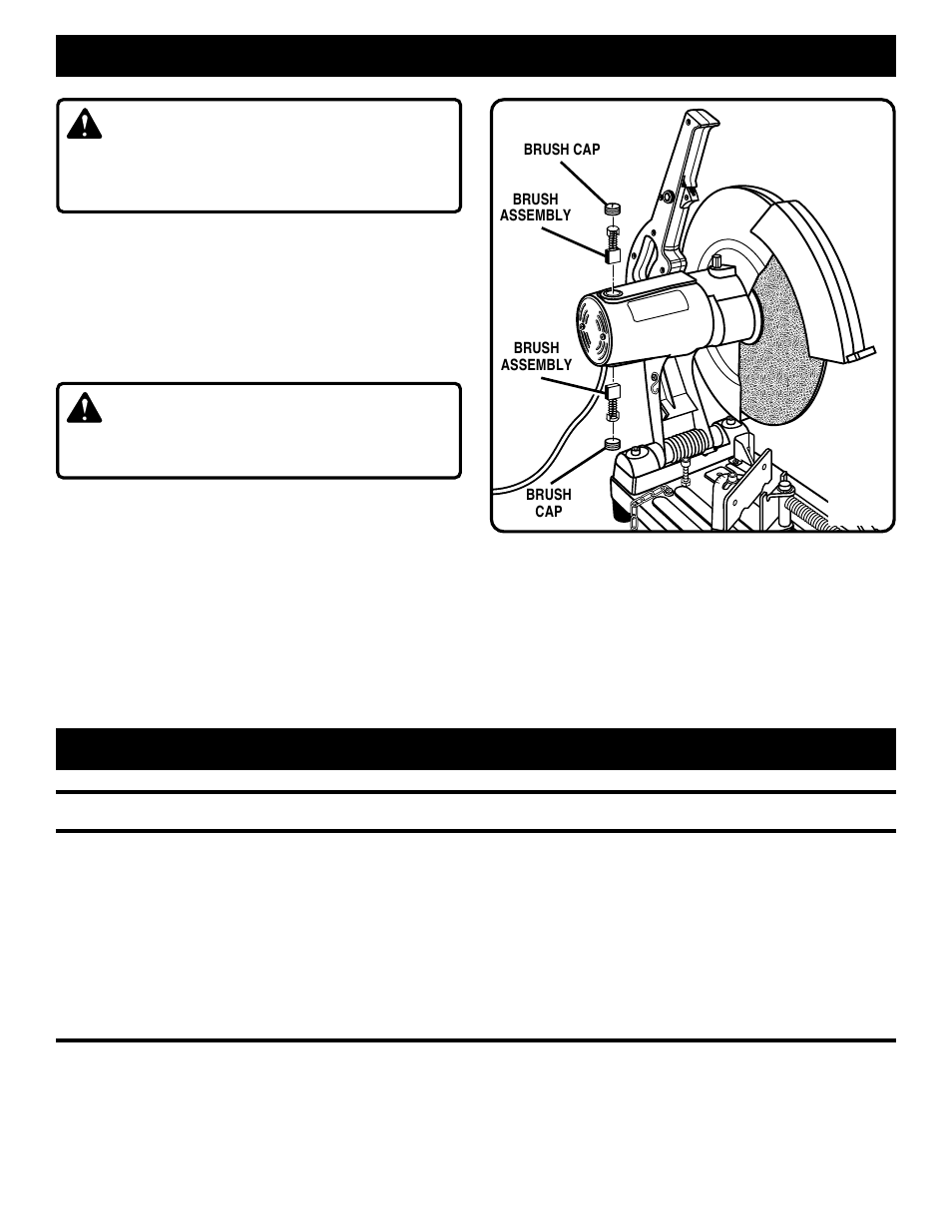 Maintenance, Troubleshooting, Warning | Ryobi C358 User Manual | Page 17 / 20