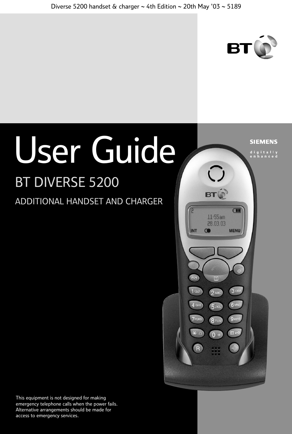 BT Diverse 5200 User Manual | 45 pages
