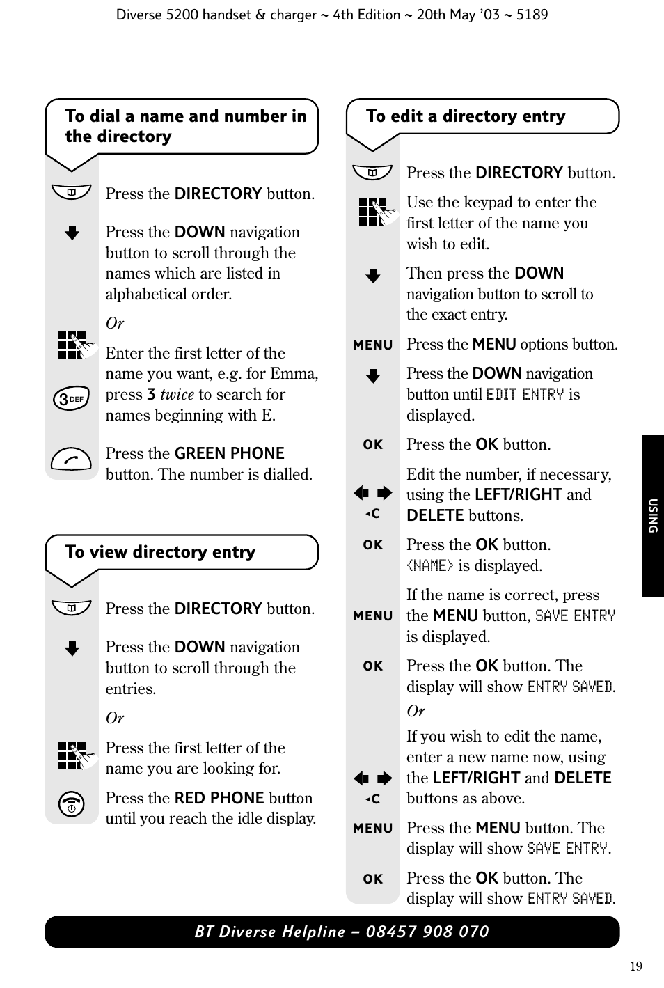 BT Diverse 5200 User Manual | Page 21 / 45