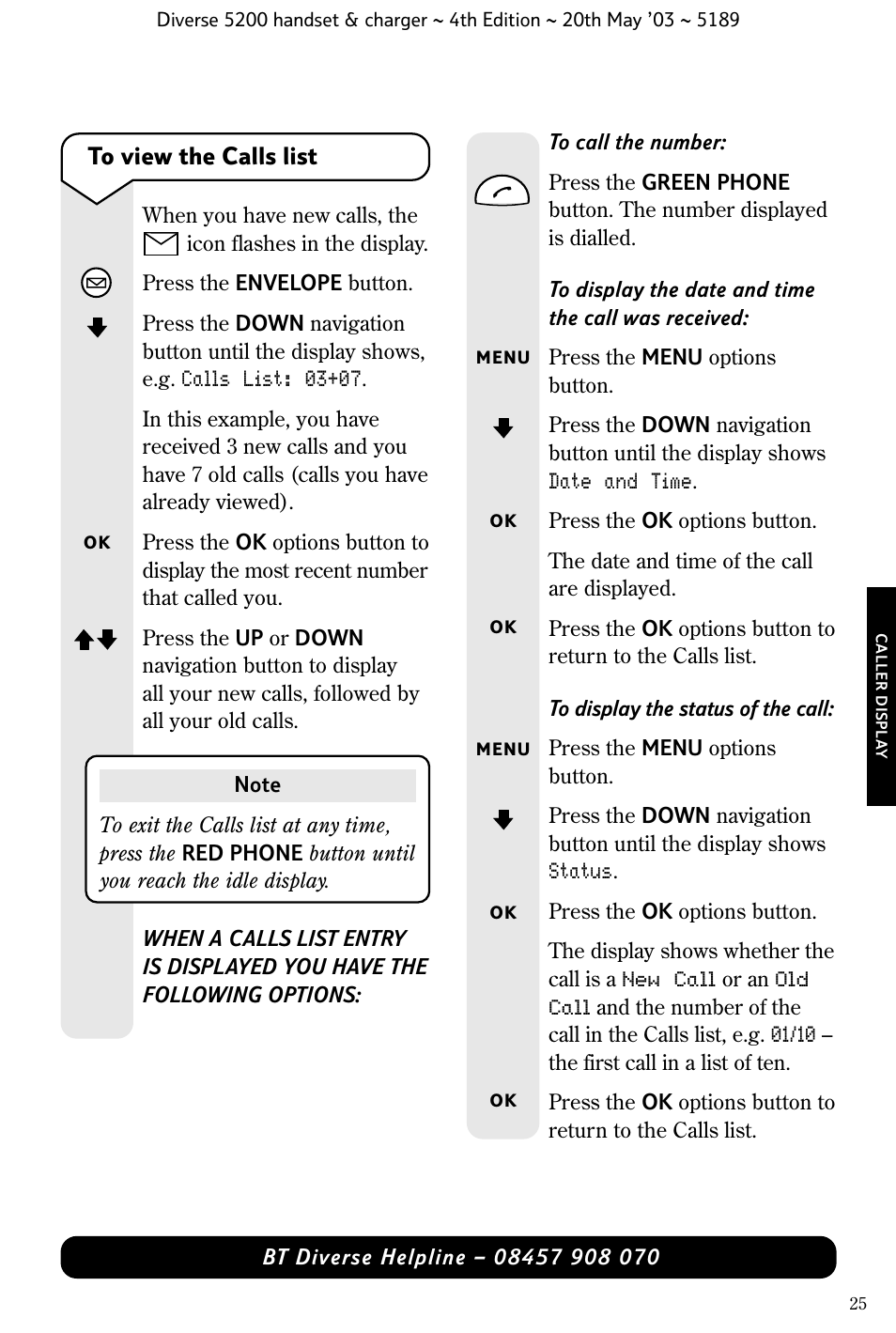 BT Diverse 5200 User Manual | Page 27 / 45