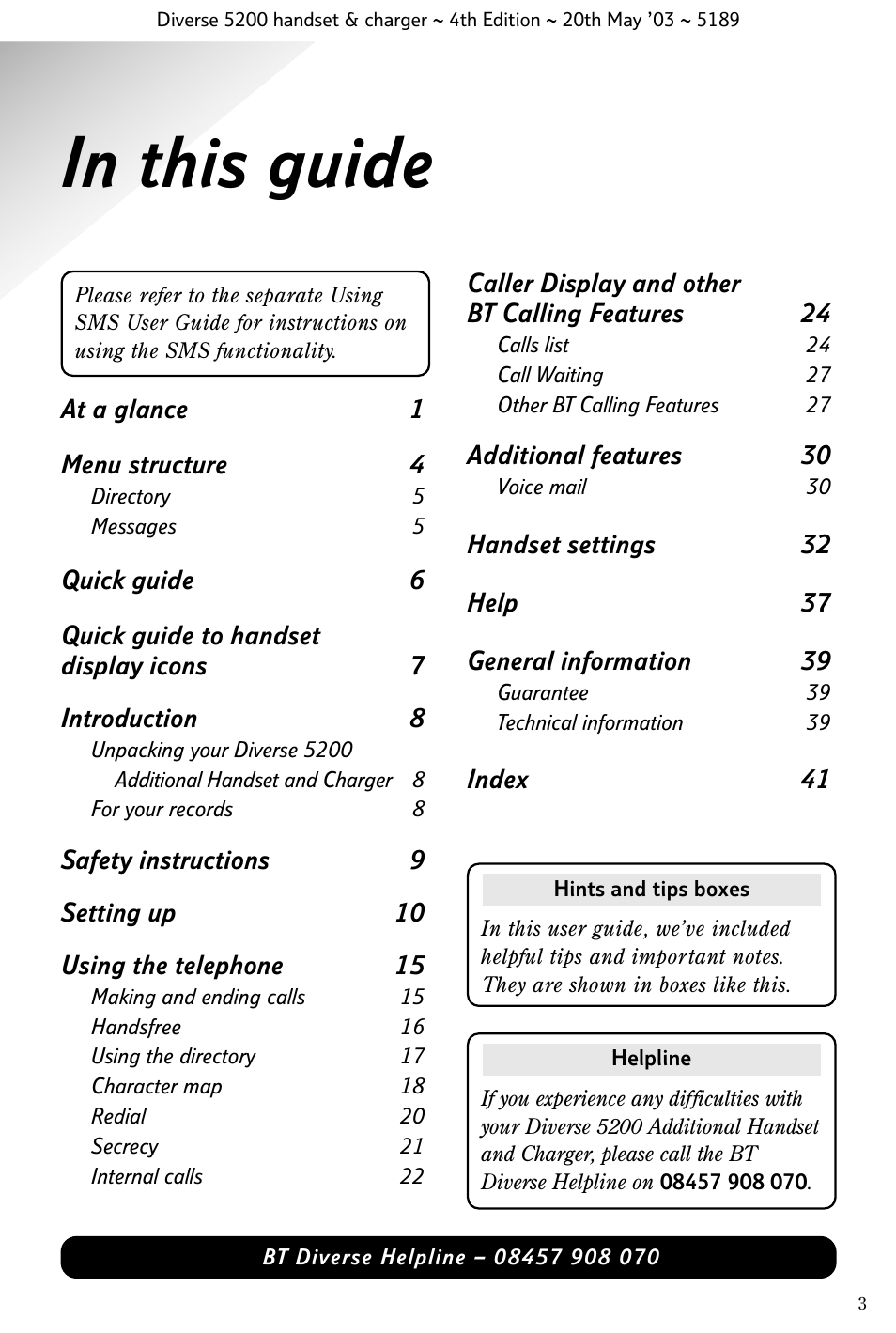 BT Diverse 5200 User Manual | Page 5 / 45