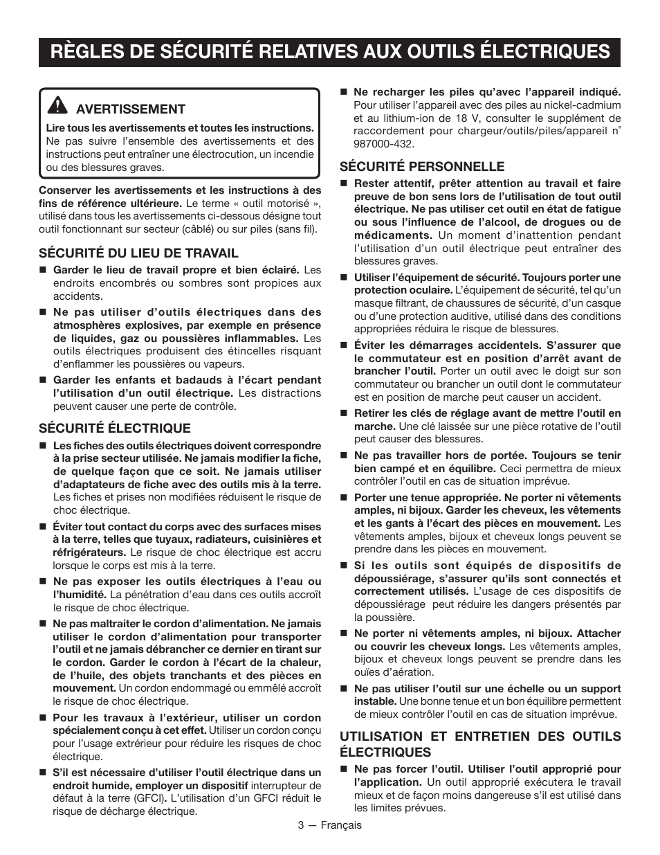 Ryobi P241 User Manual | Page 13 / 36