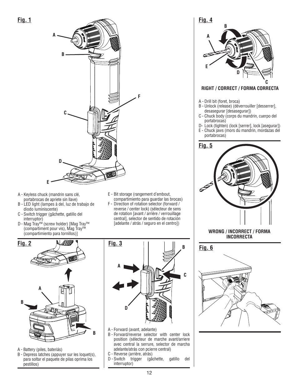 Ryobi P241 User Manual | Page 32 / 36