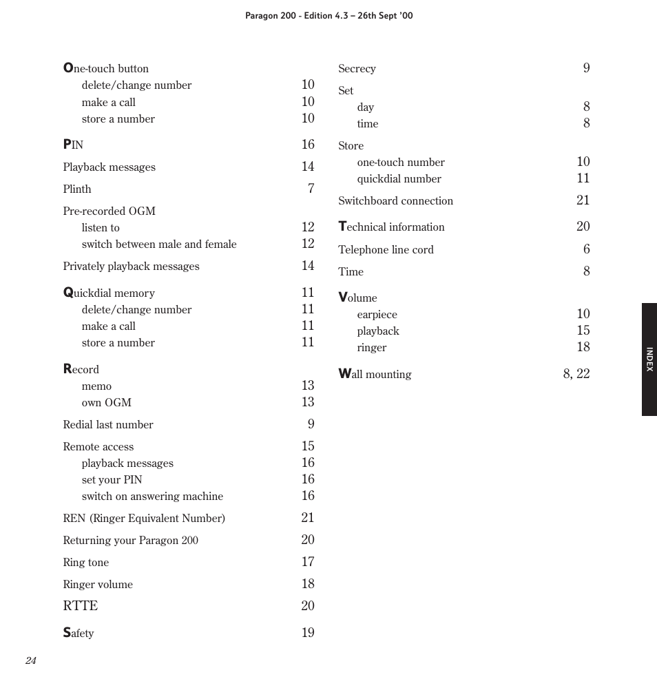 BT Paragon 200 User Manual | Page 27 / 28