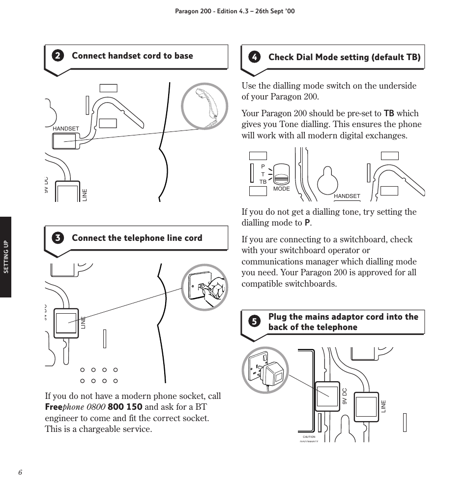 BT Paragon 200 User Manual | Page 9 / 28