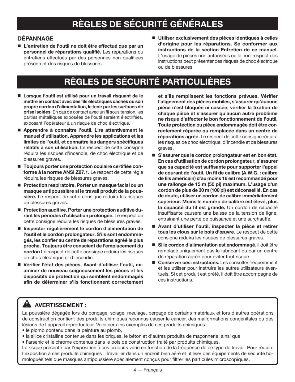 Ryobi D46C User Manual | Page 13 / 32