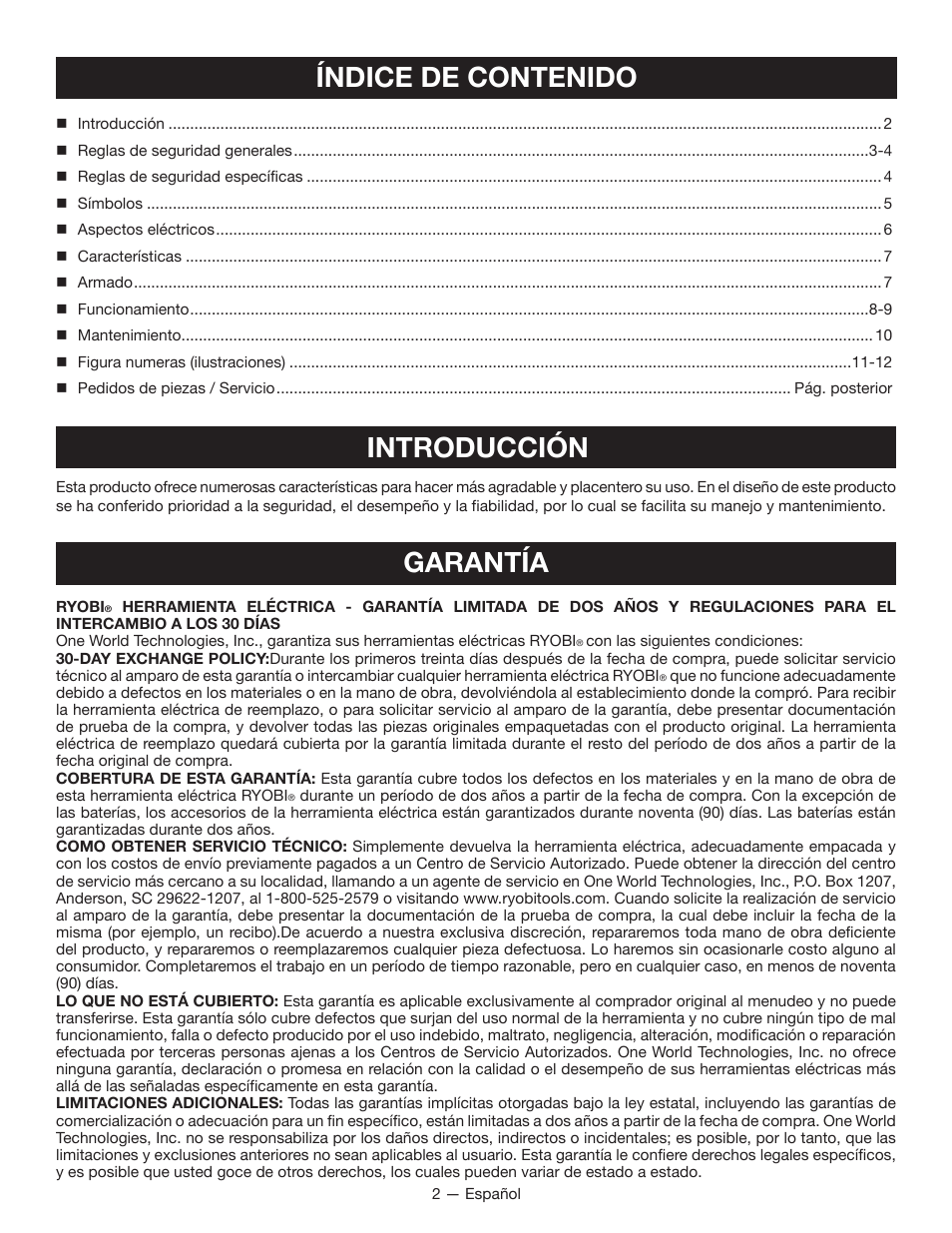 Ryobi D46C User Manual | Page 20 / 32