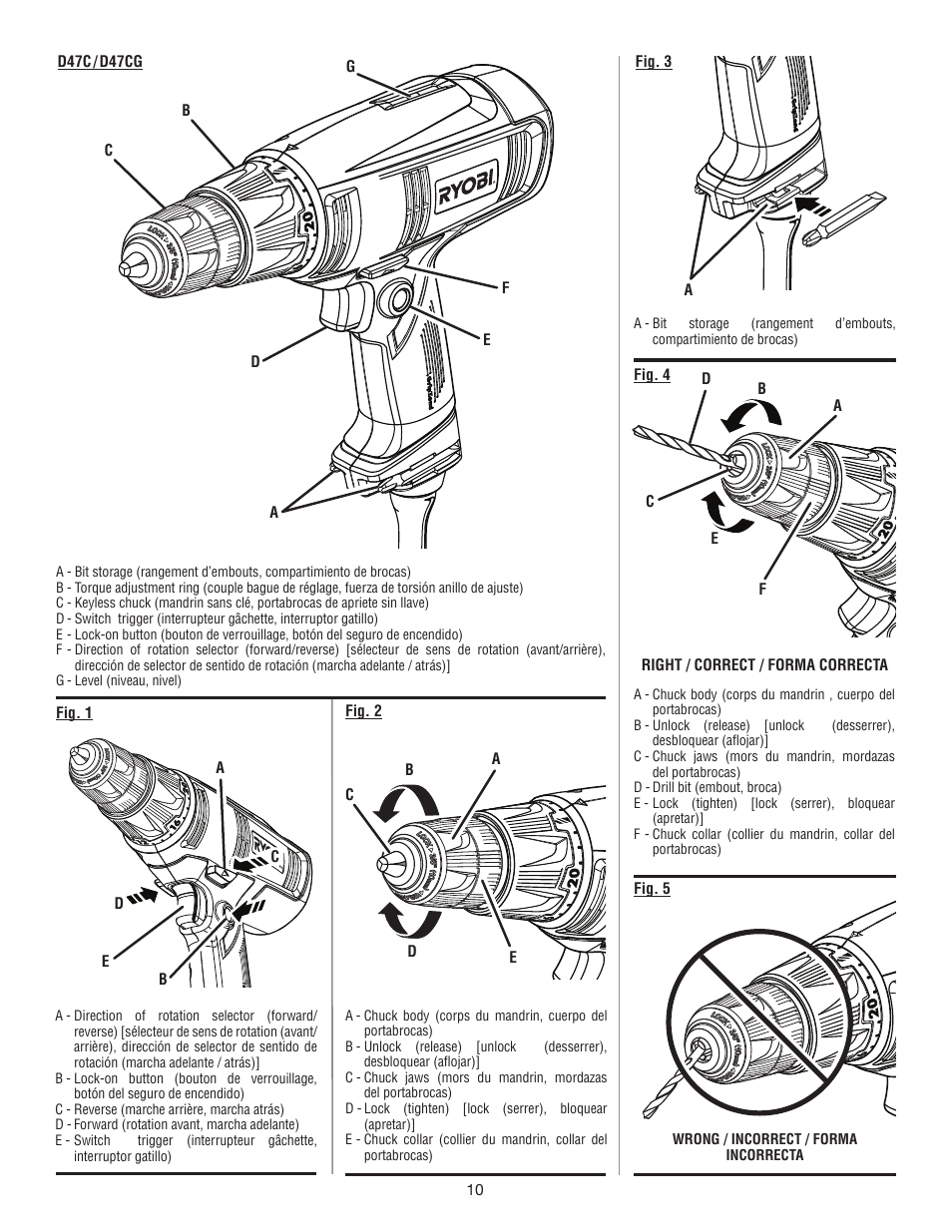 Ryobi D47C User Manual | Page 26 / 28
