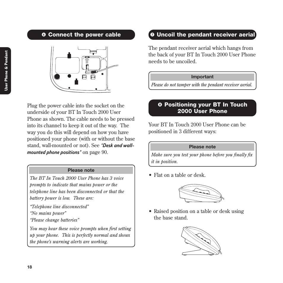BT In Touch 2000 User Manual | Page 18 / 108
